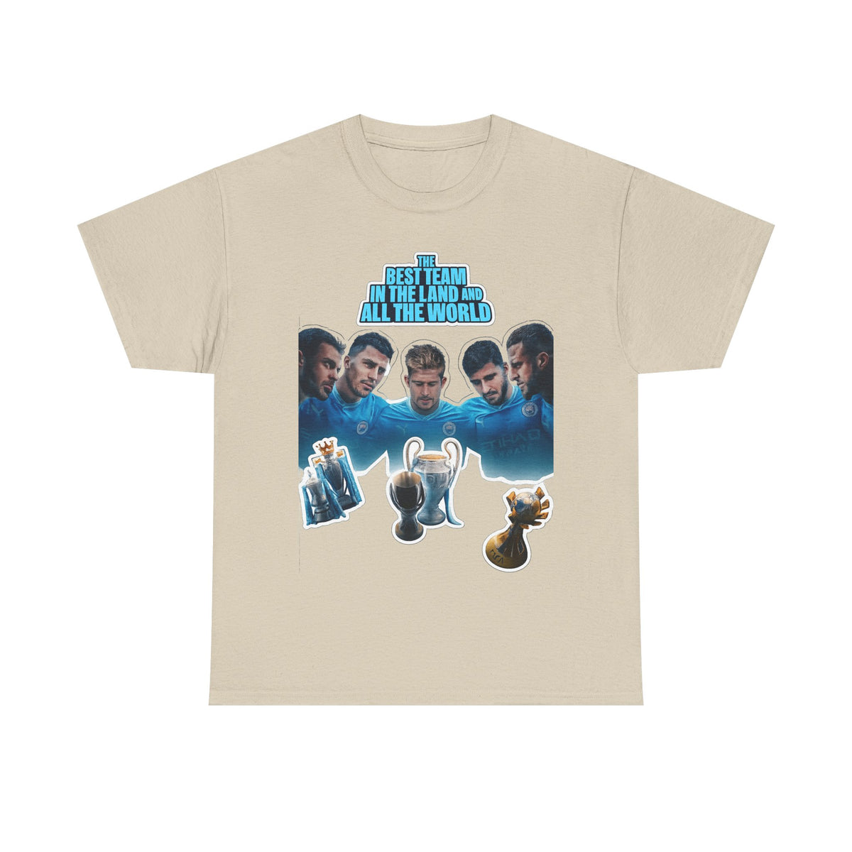 Manchester City — "Best Team in the Land and All the World" Cotton T-Shirt