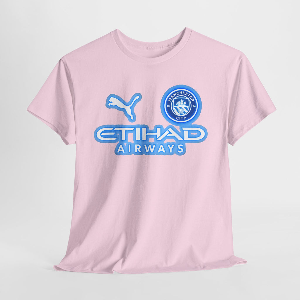 Manchester City Inspired Etihad Airways Logo Tee