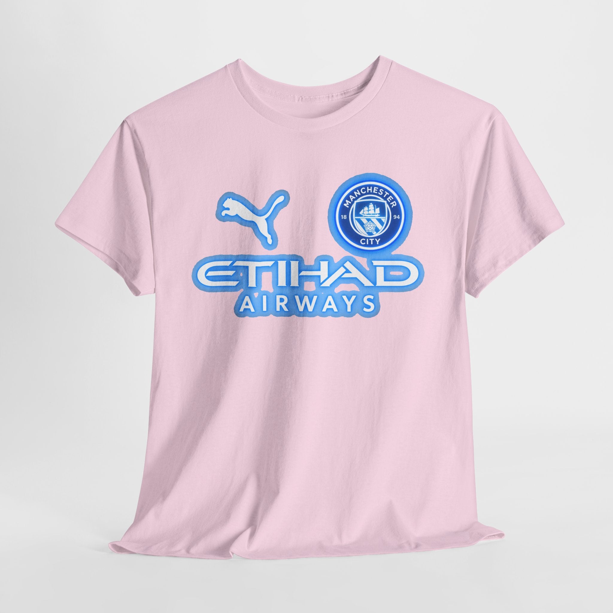Manchester City Inspired Etihad Airways Logo Tee
