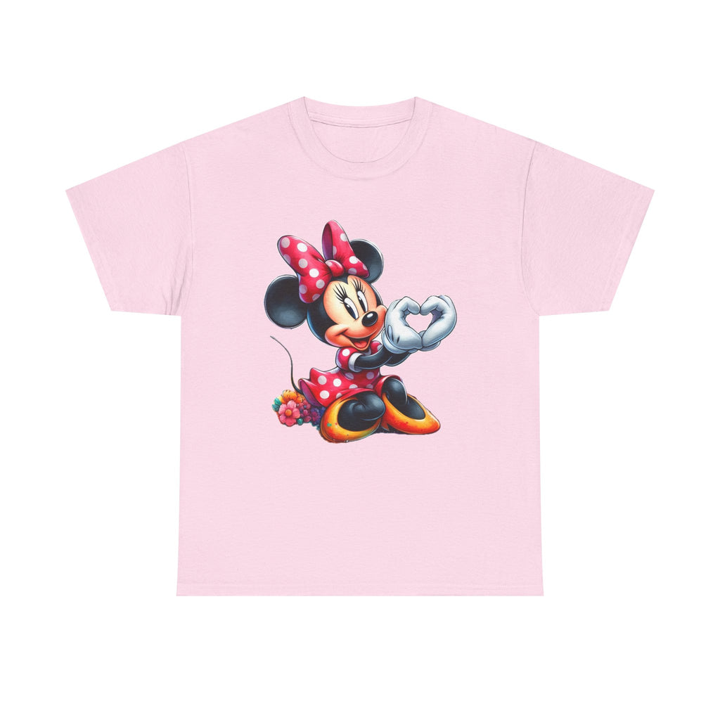 Minnie Mouse Character Heart Graphic Tee