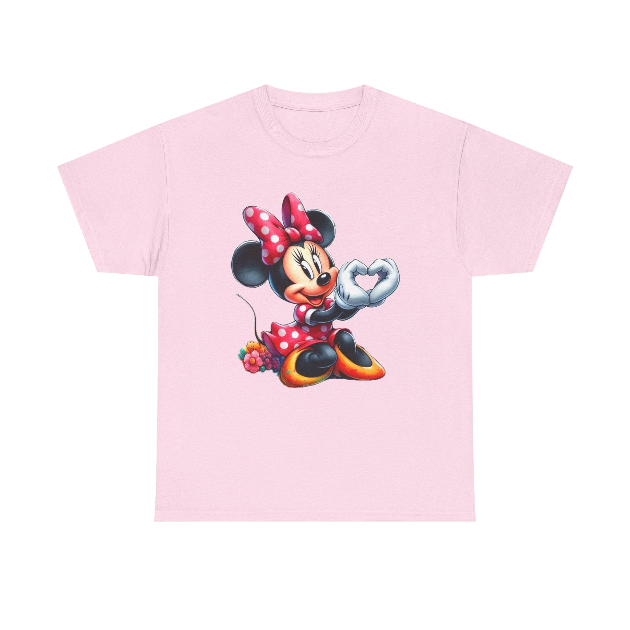 Minnie Mouse Character Heart Graphic Tee