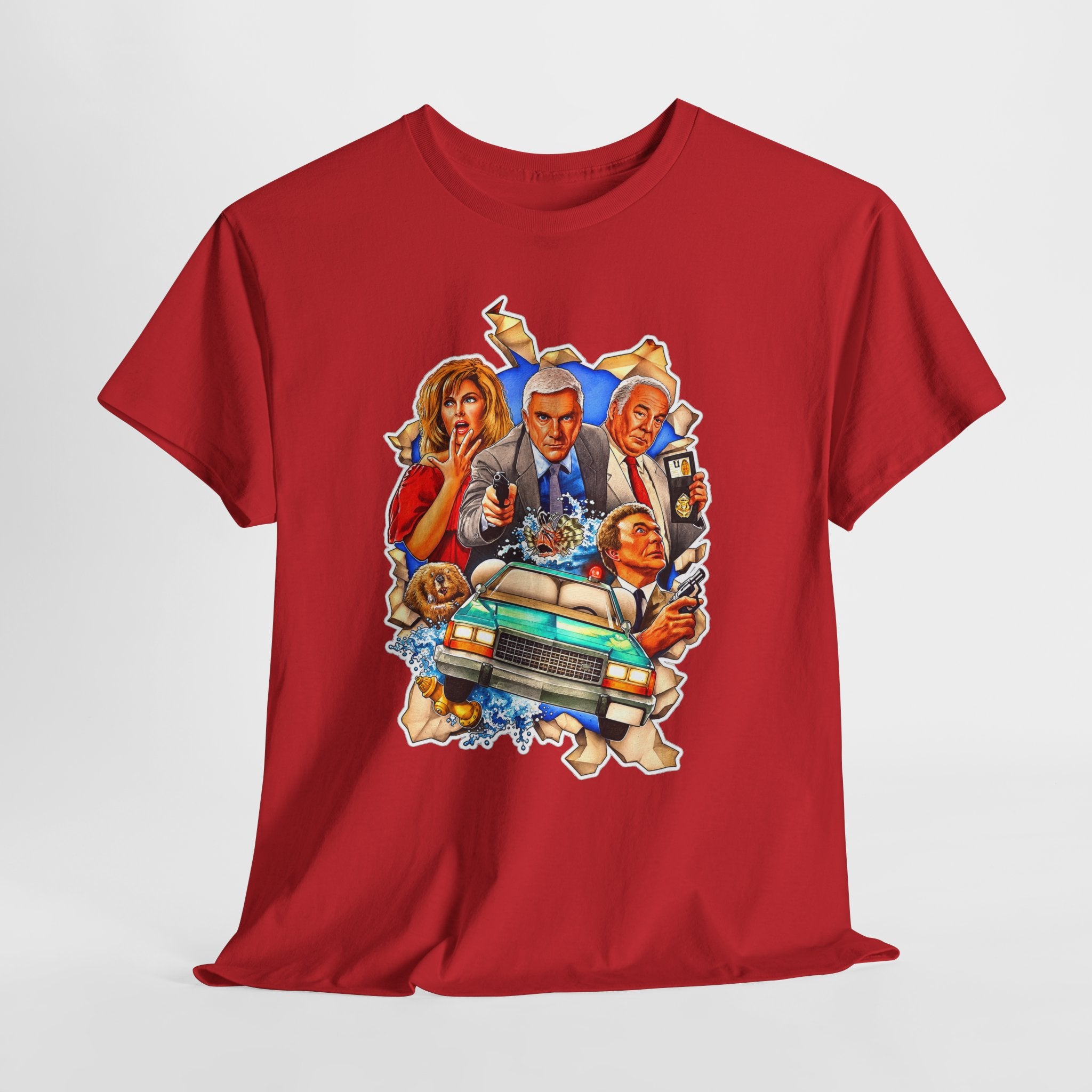 The Naked Gun / Police Squad Crime Comedy Movie Poster Cotton T-Shirt