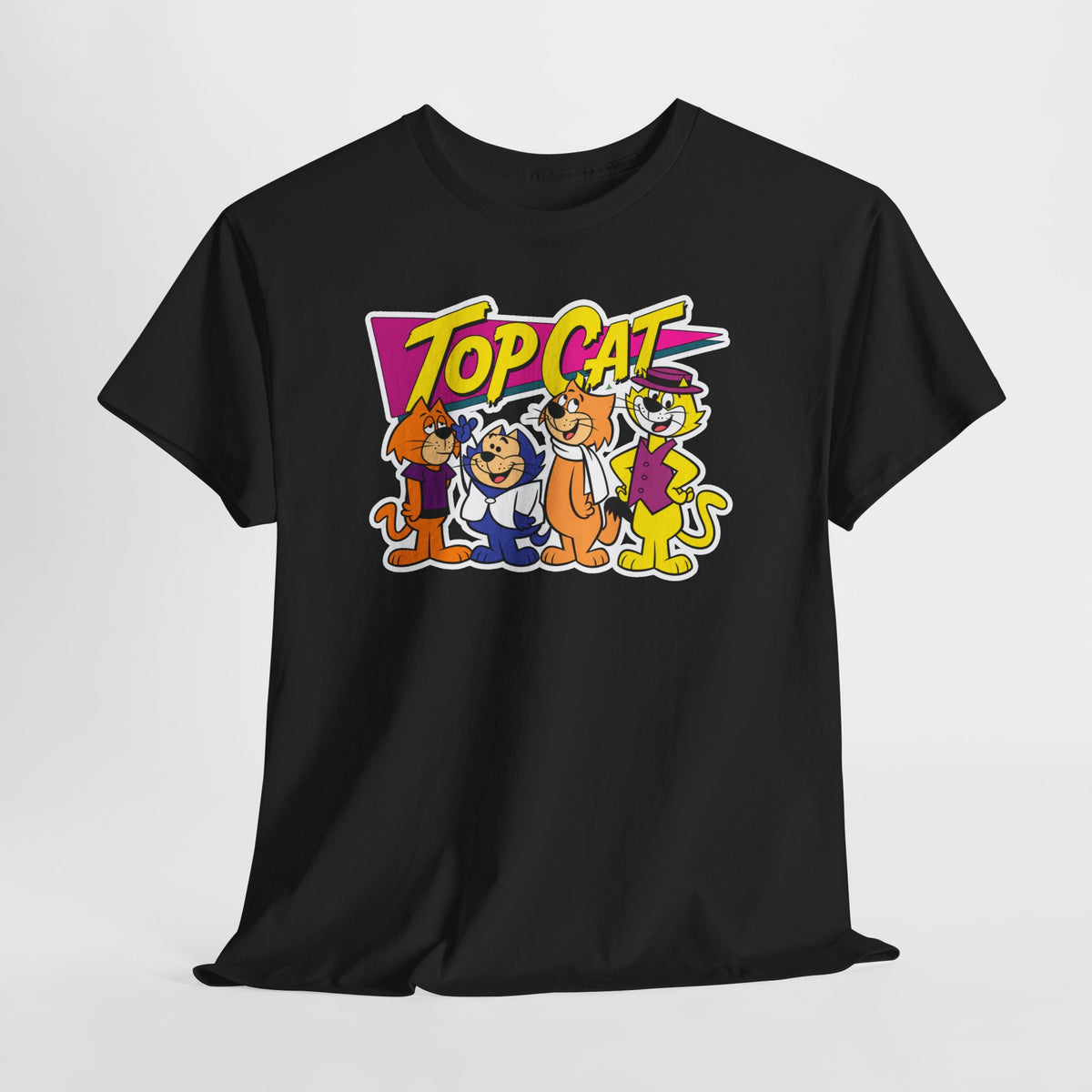 Top Cat Retro Cartoon Cotton T-Shirt / Tee