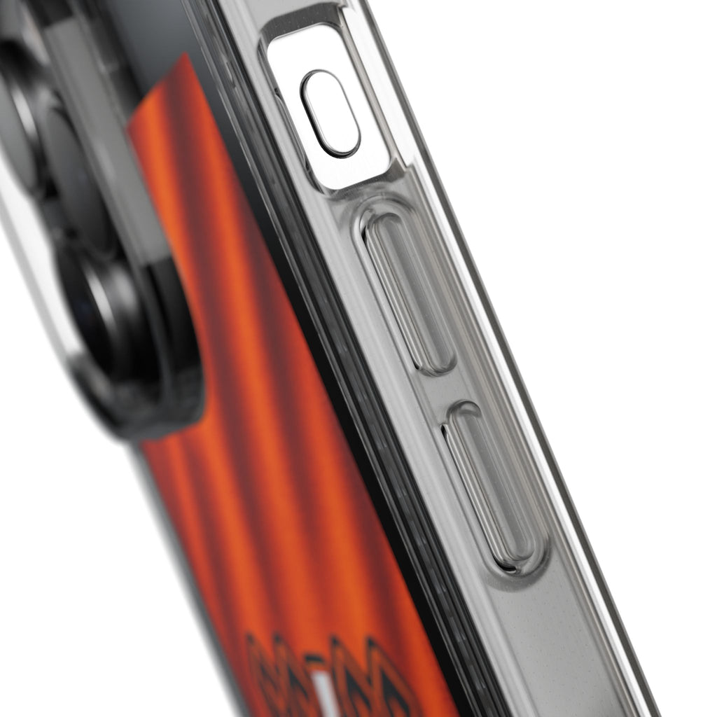 Salford CIty Inspired Phone Case — 'SCFC Back in Orange' Clear Protective Cover