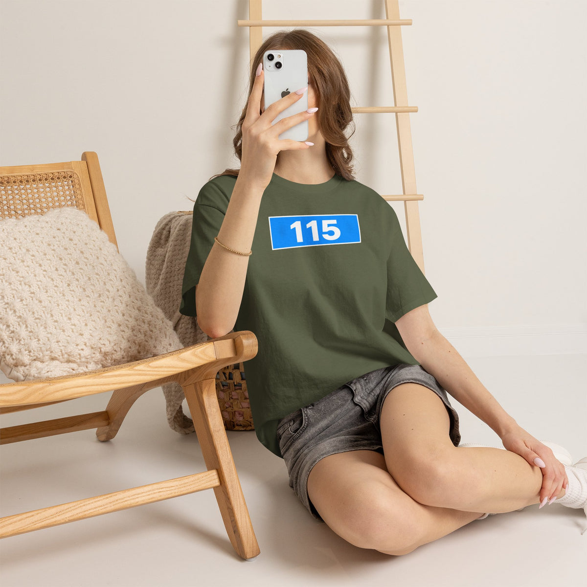 Manchester City 115 Inspired Minimalist Graphic Cotton T-Shirt