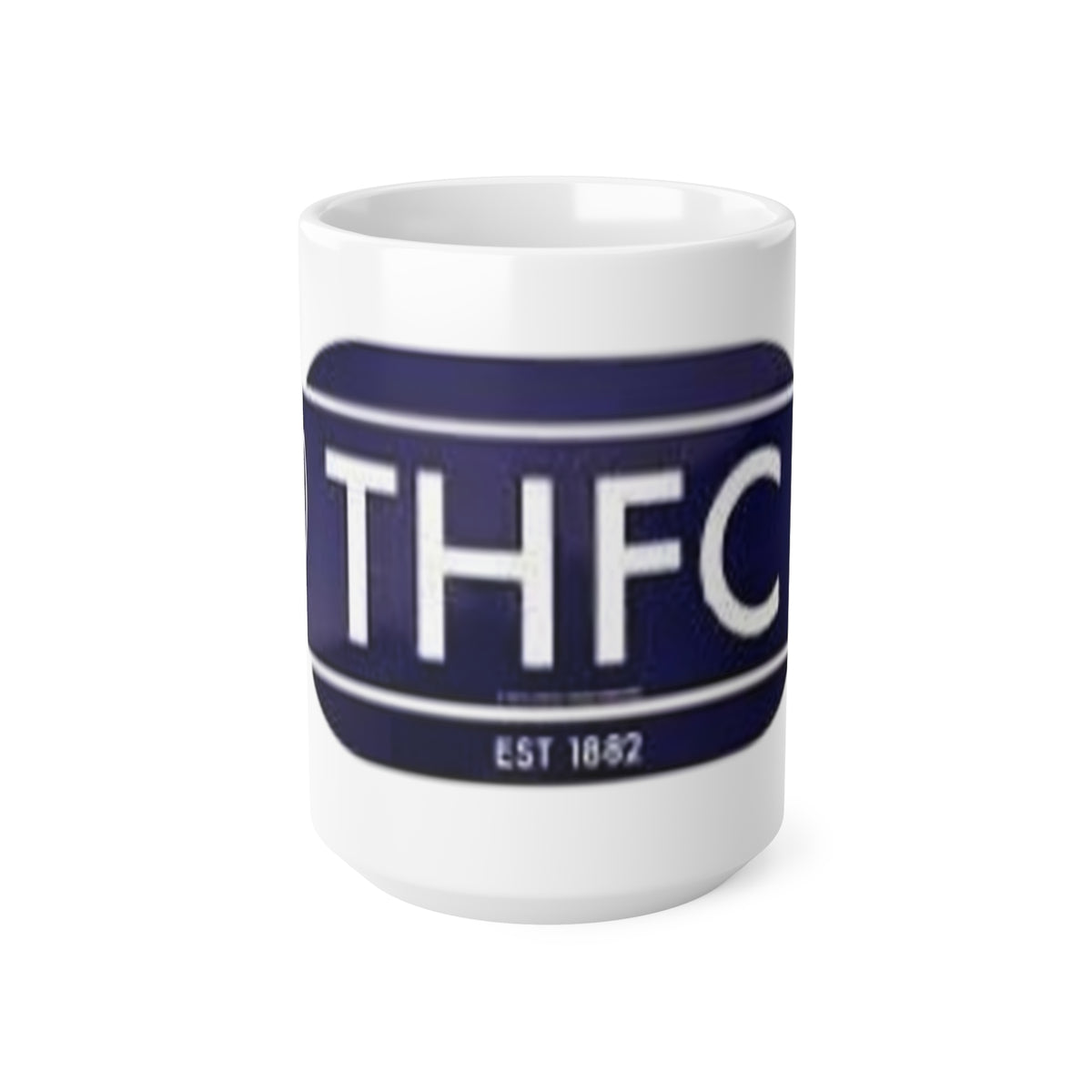 Tottenham Hotspur Railway Sign Ceramic Coffee Mug — Spurs Logo 11oz/15oz, Established 1882