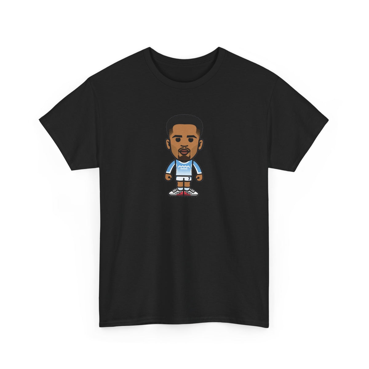 Iliman Ndiaye Manchester City Cartoon Cotton T-Shirt