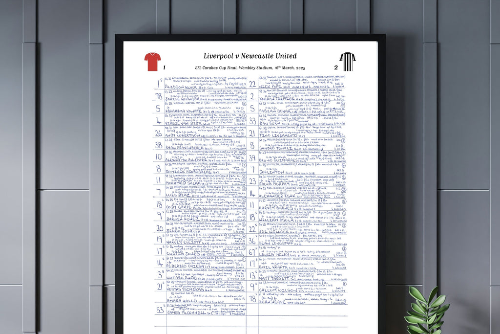 FOOTBALL Newcastle United v Liverpool, Carabao Cup Final, Wembley, 16th March, 2025
