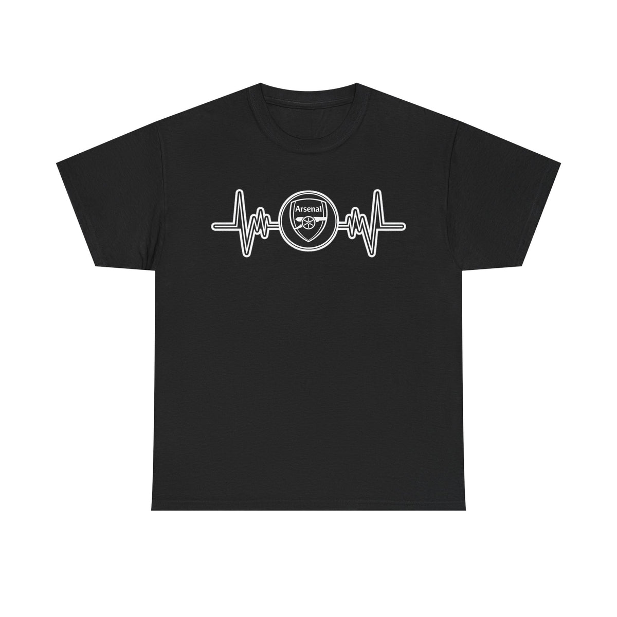 Arsenal Heartbeat T-Shirt — Premier League Fans’ Cotton Tee