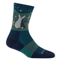 Ladies Merino Wool Animal Patterned Hiking Boot Socks