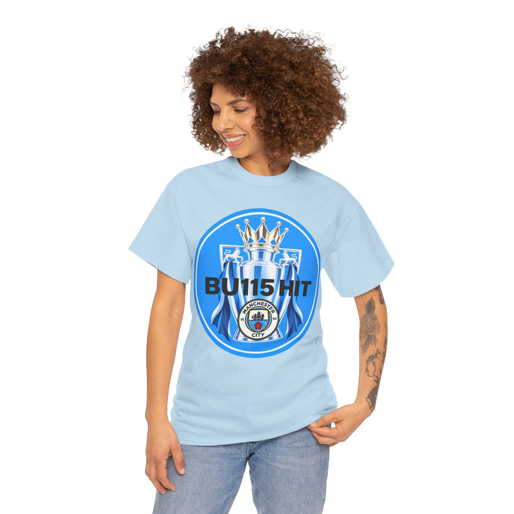 Manchester City 'BU115 HIT' Fan Cotton T-Shirt