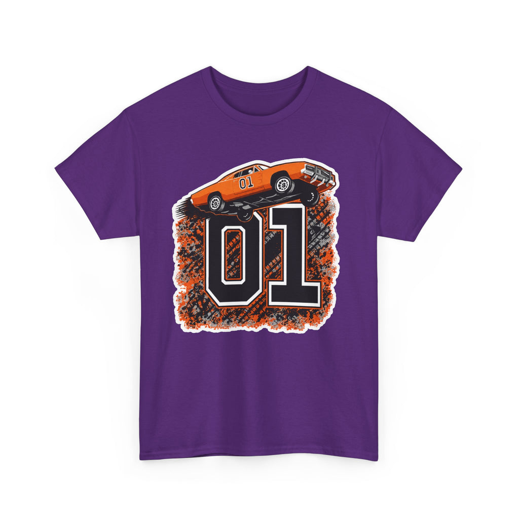 Dukes of Hazzard Inspired Race Car '01' Graphic Tee