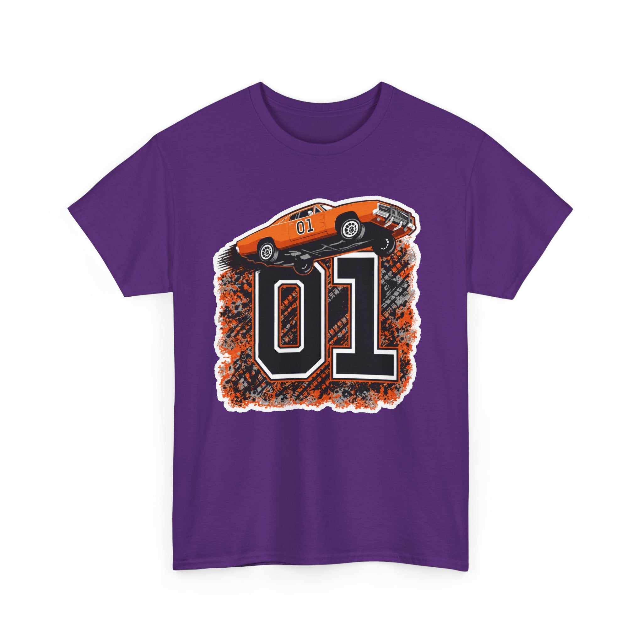 Dukes of Hazzard Inspired Race Car '01' Graphic Tee