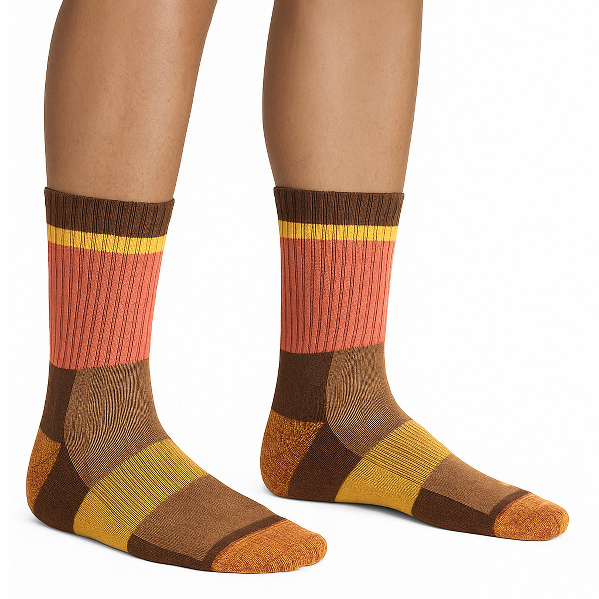 Ladies Crew Merino Wool Lightweight Hiking Socks