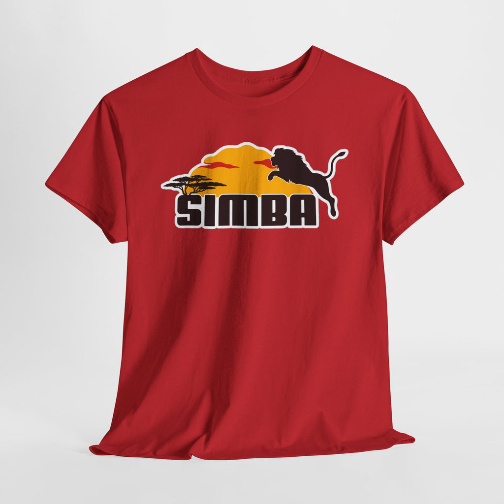 Simba Sunset Graphic Tee — Lion Silhouette Safari T-Shirt