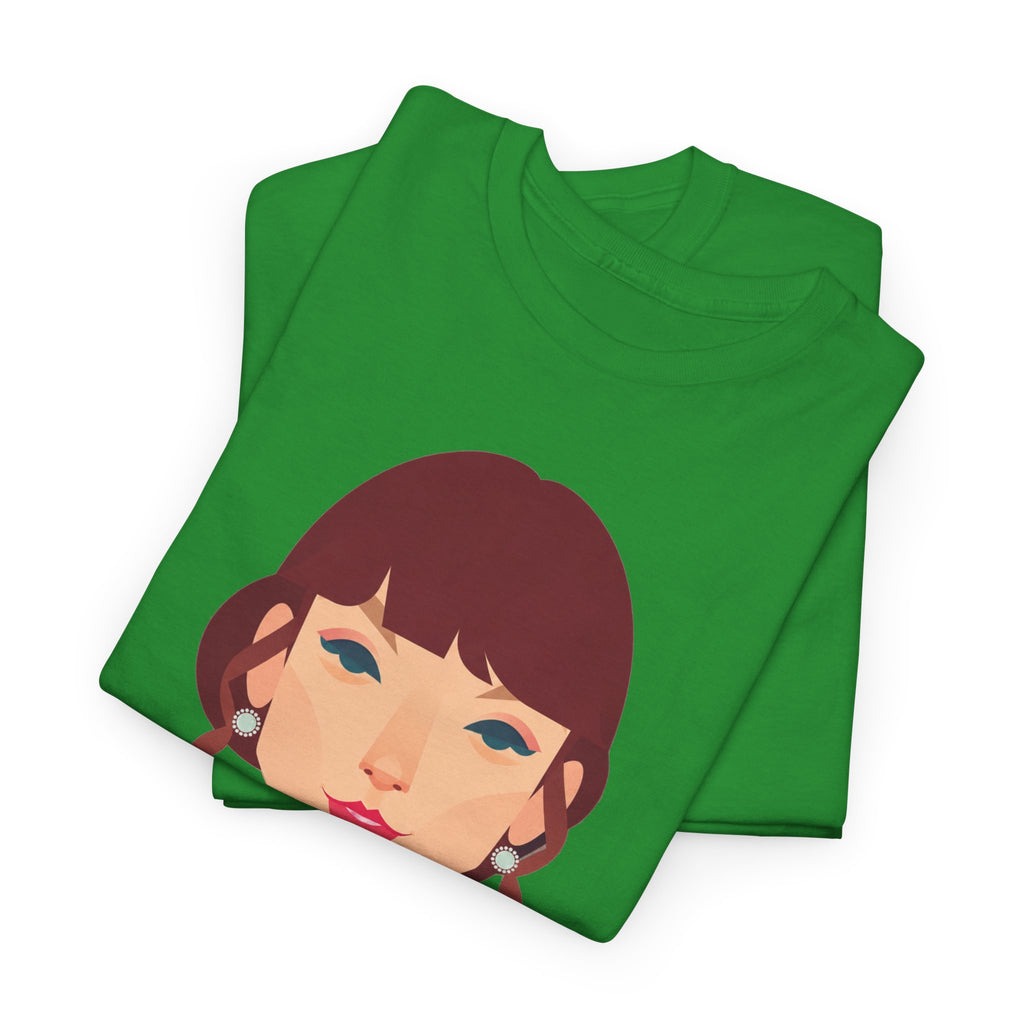 T Swift Illustration Cotton T-Shirt