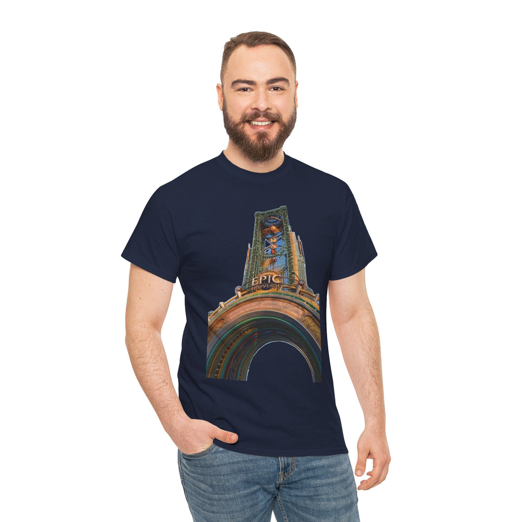 Epci Universe Vintage Theater Arch Graphic Tee — 'Epic' Retro Marquee T-Shirt