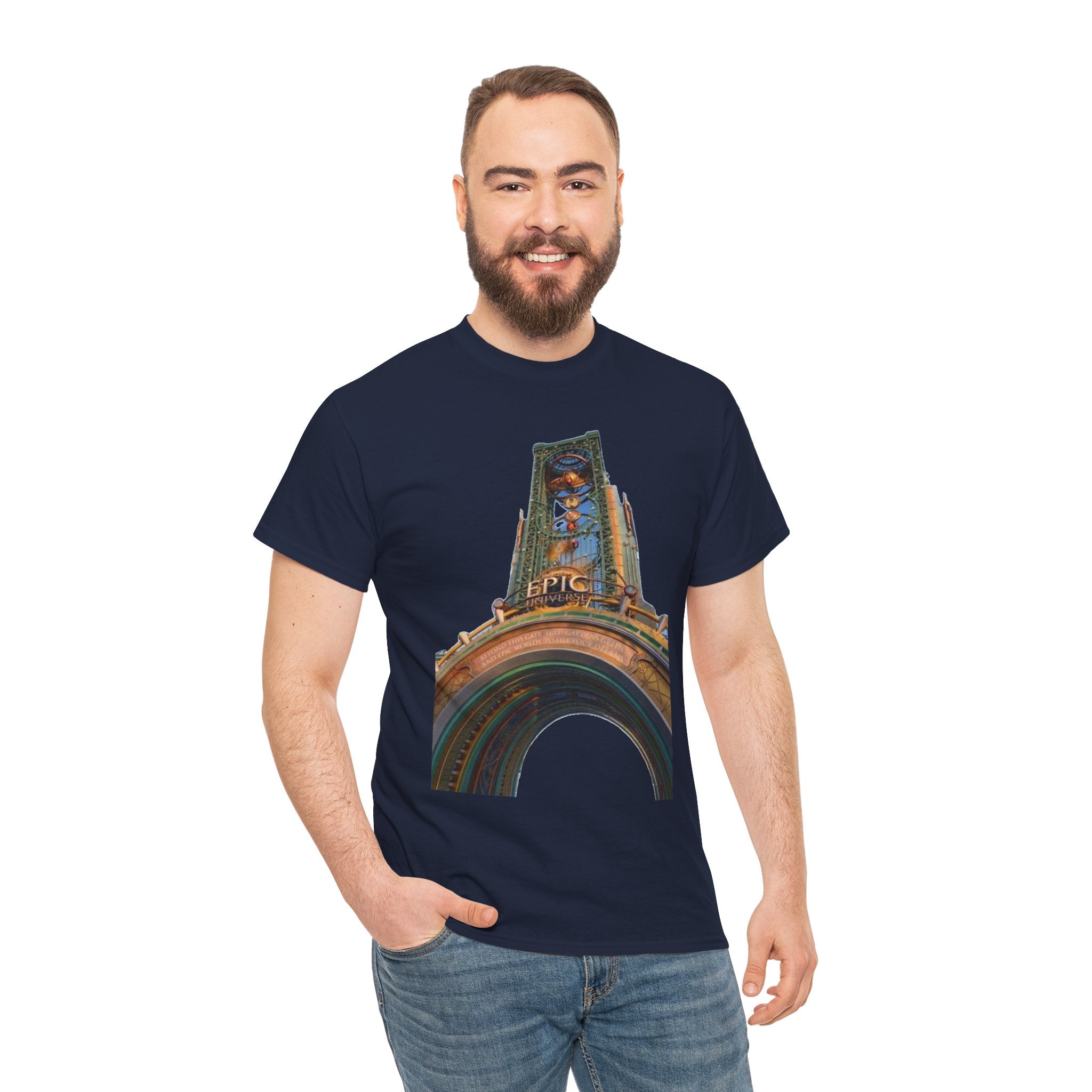 Epci Universe Vintage Theater Arch Graphic Tee — 'Epic' Retro Marquee T-Shirt