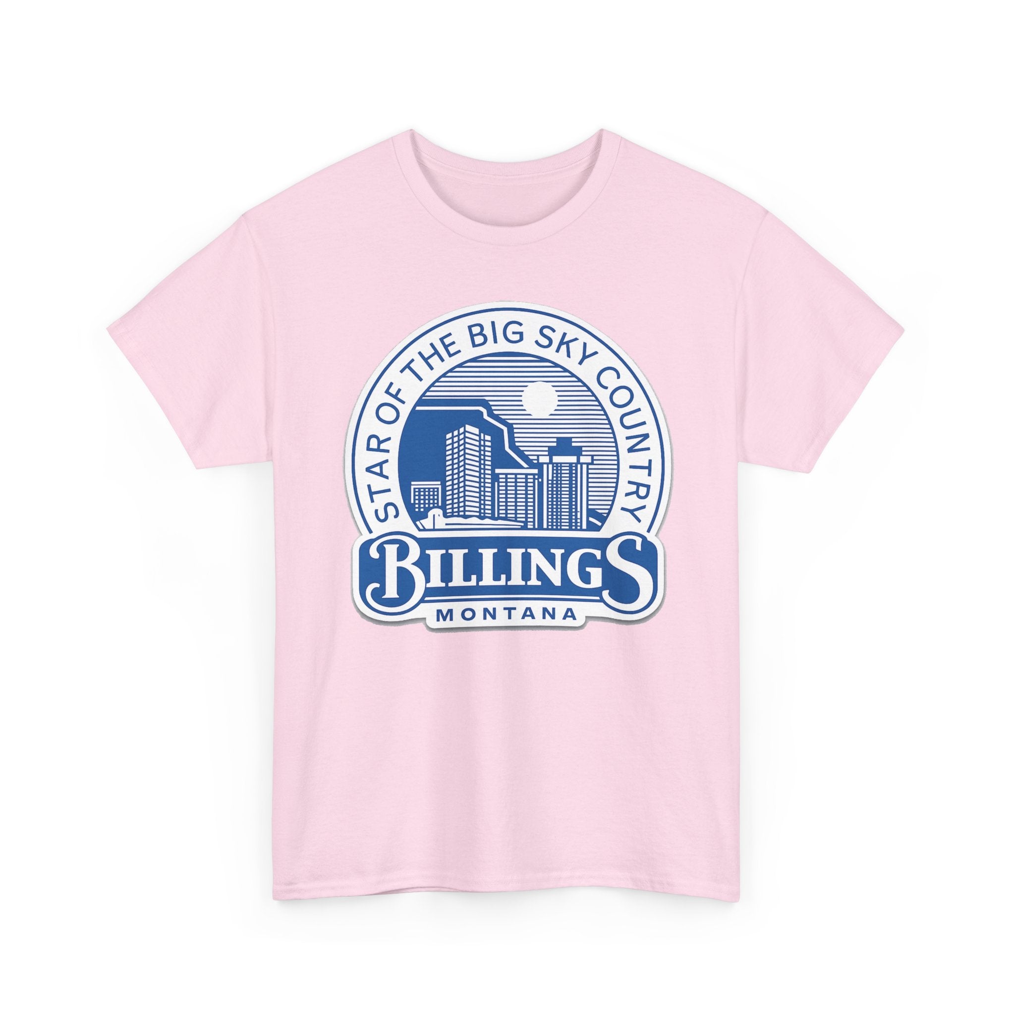 Billings Montana Tee — "Star of the Big Sky Country" Retro City Skyline T-Shirt