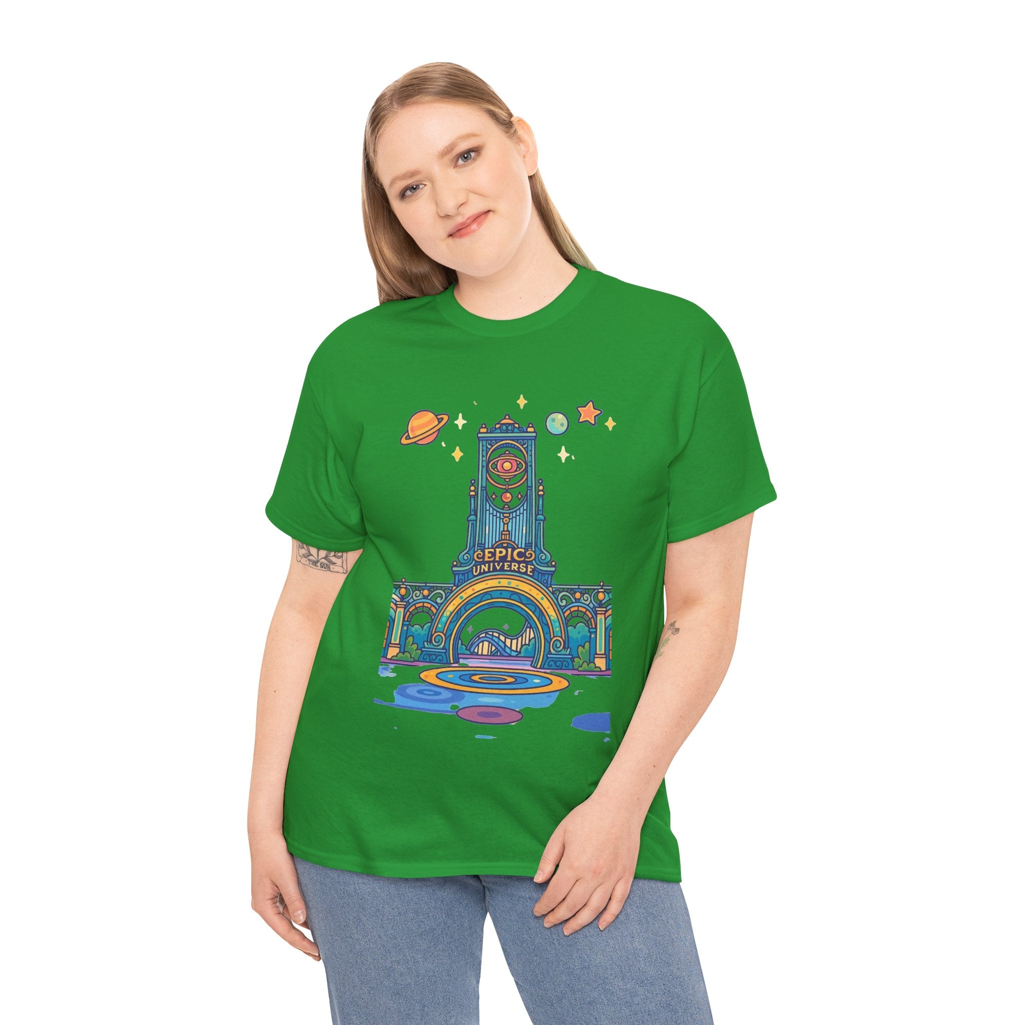 Universal Studios Family Vacation T-Shirt — Retro Space Theater Graphic Tee