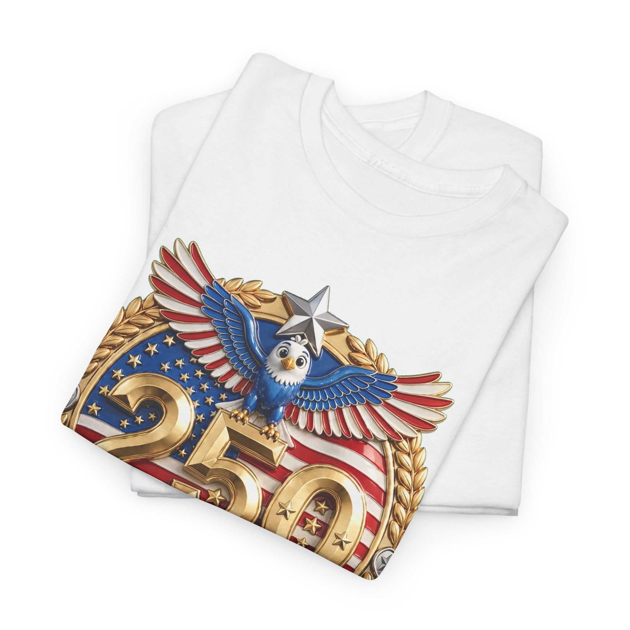 250th USA Anniversary T-Shirt – 1776–2026 Patriotic Eagle Emblem Tee