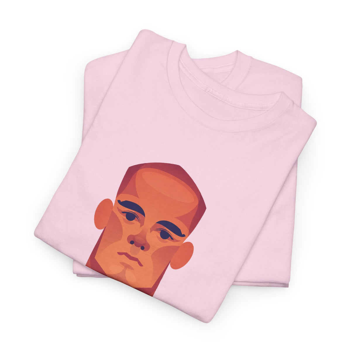 Vinny Kompany Manchester City Legend Minimalist Portrait Tee — Bold Stylized Face Graphic T-Shirt