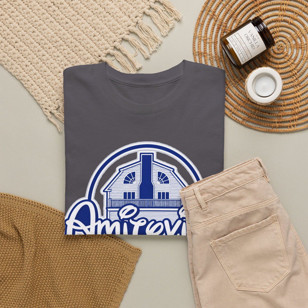 Amityville Horror Tee – "Amityville: The Scariest Place on Earth" Graphic Shirt