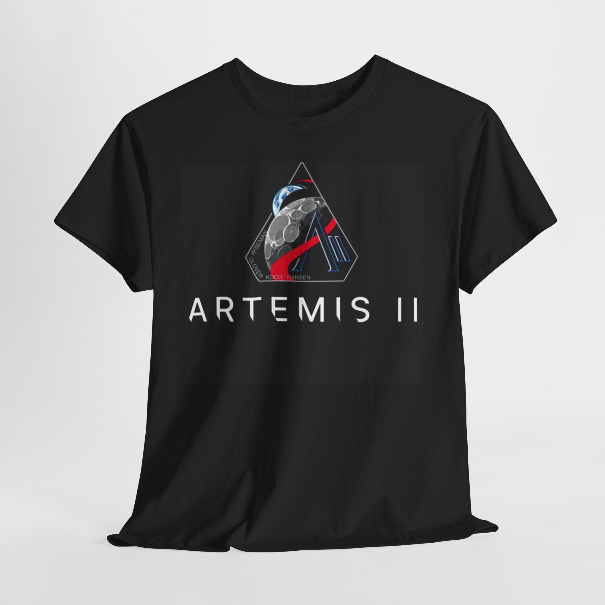 Artemis II Mission T-Shirt — Space Helmet Graphic Tee