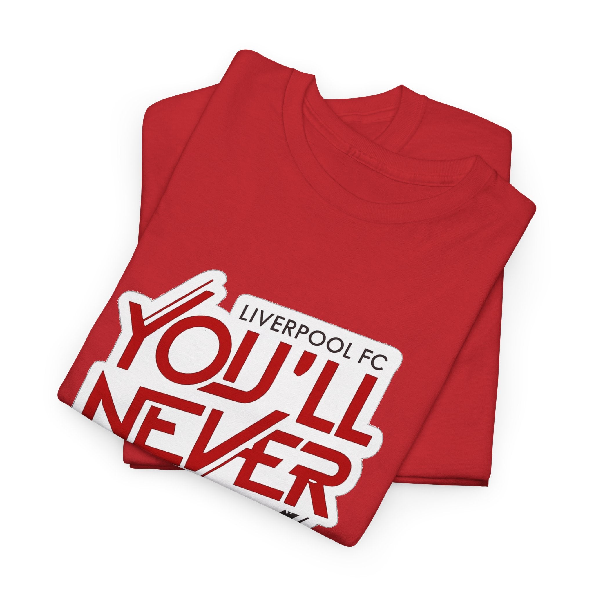 Liverpool You'll Never Walk Alone Cotton T-Shirt — Liverpool FC Fan Tee