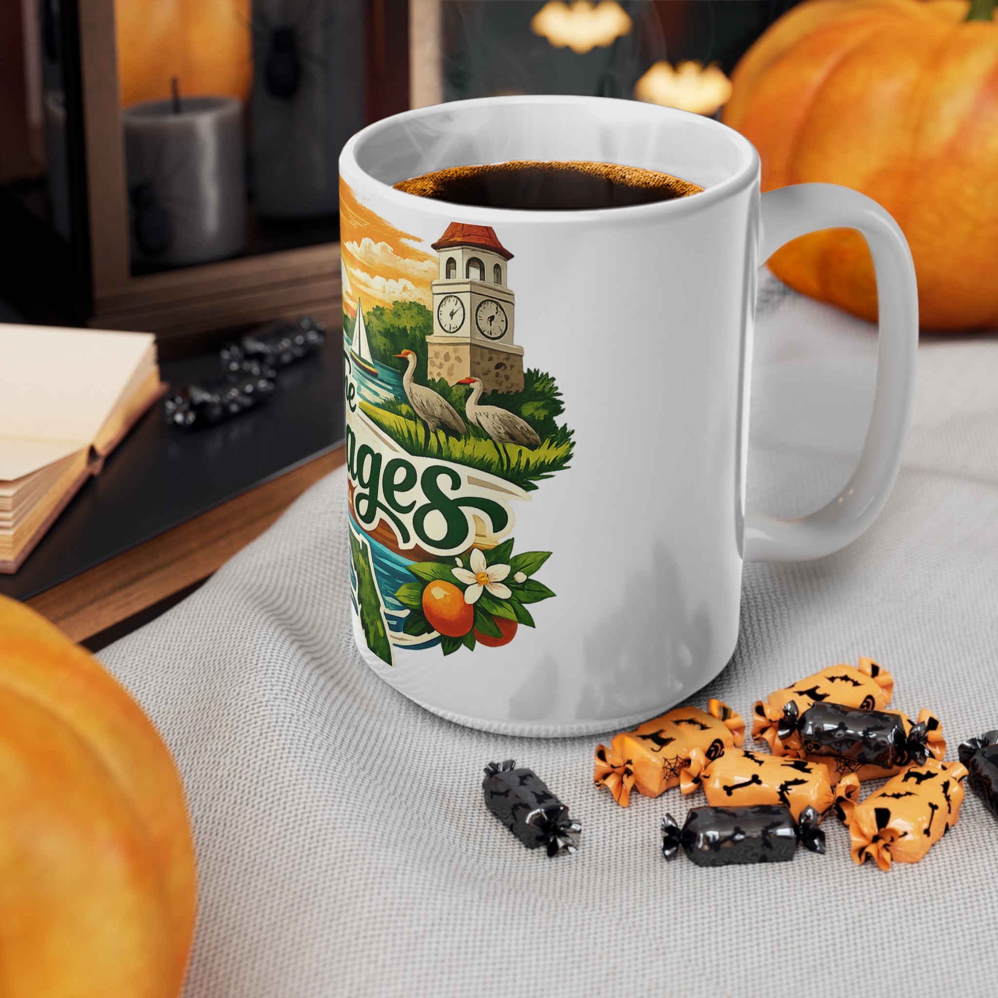 The Villages of Florida Ceramic Coffee Cups, 11oz, 15oz
