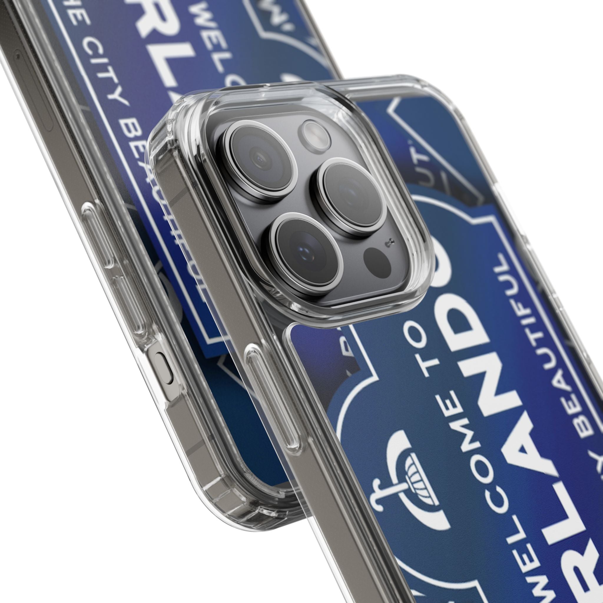 Orlando Clear Phone Case — "Welcome to Orlando" City Sign Design