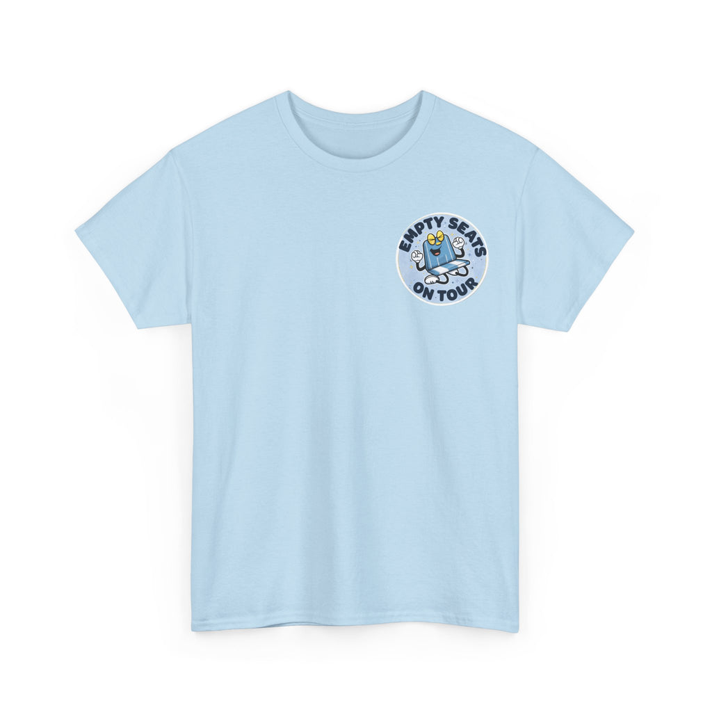 Manchester City T-Shirt — 'Empty Blue Seats On Tour' Retro Skate Graphic Tee