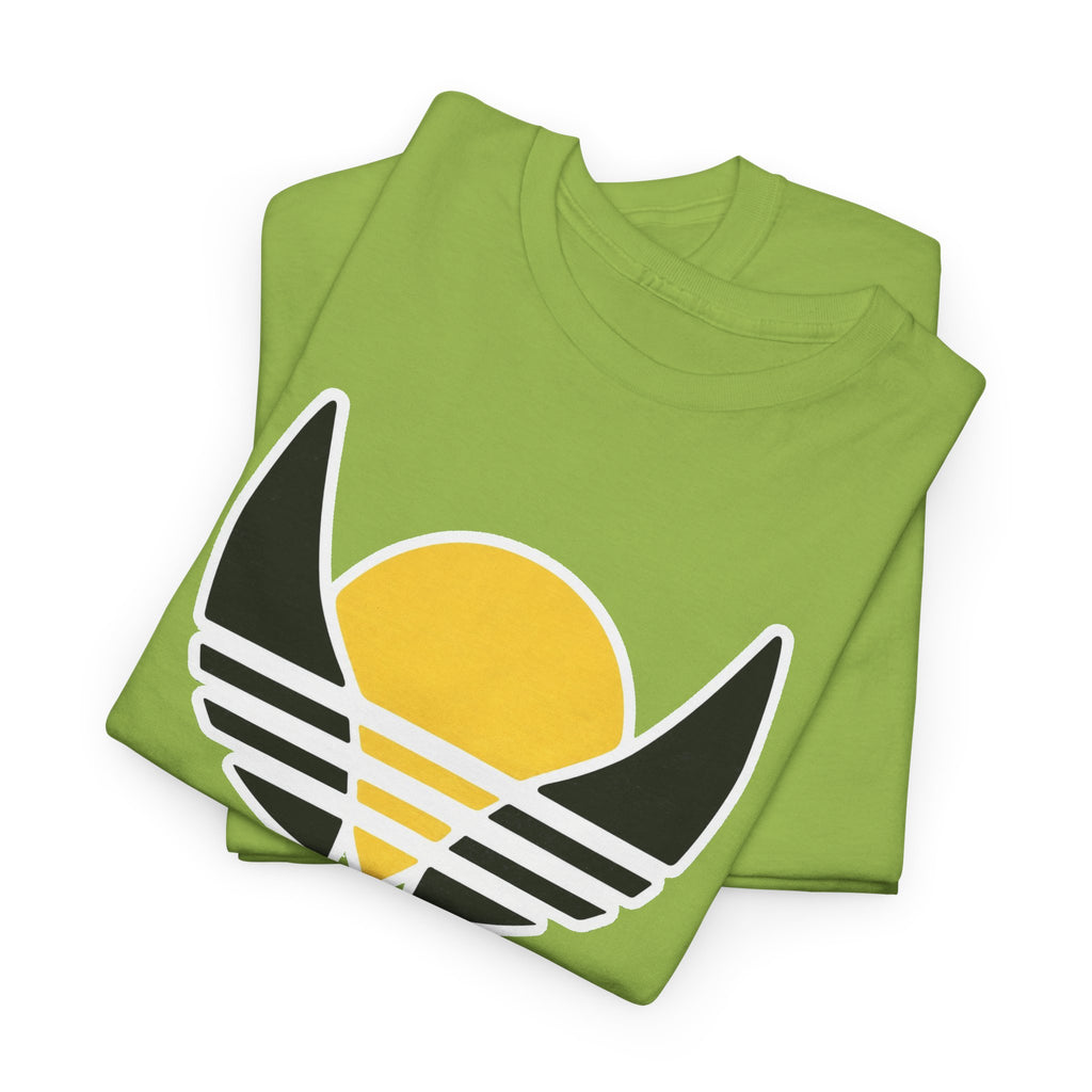 T‑Shirt — 'logan' Retro Sunrise Logo Cotton Tee