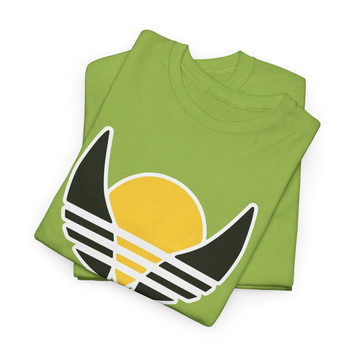 T‑Shirt — 'logan' Retro Sunrise Logo Cotton Tee