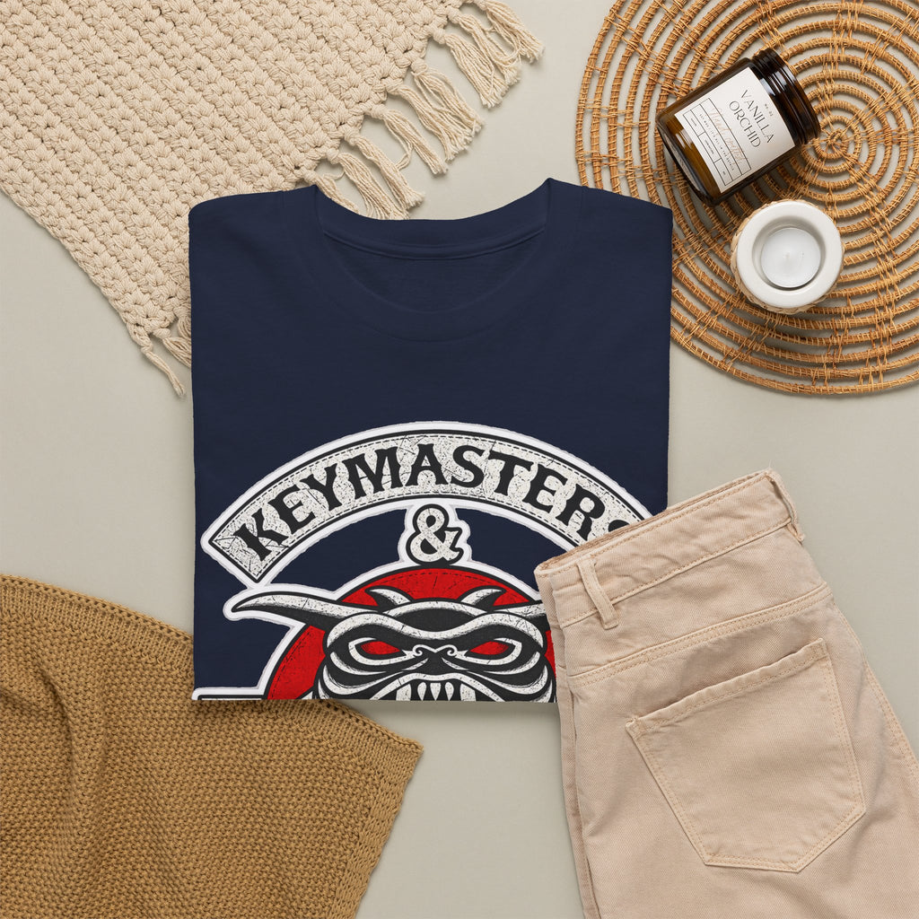 Keymasters & Gatekeepers Tee — Retro Demon Key Emblem Shirt (Since 1984)