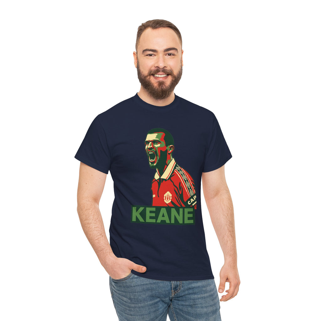 Roy Keane Retro Soccer Tee - Iconic Football Legend Graphic Shirt