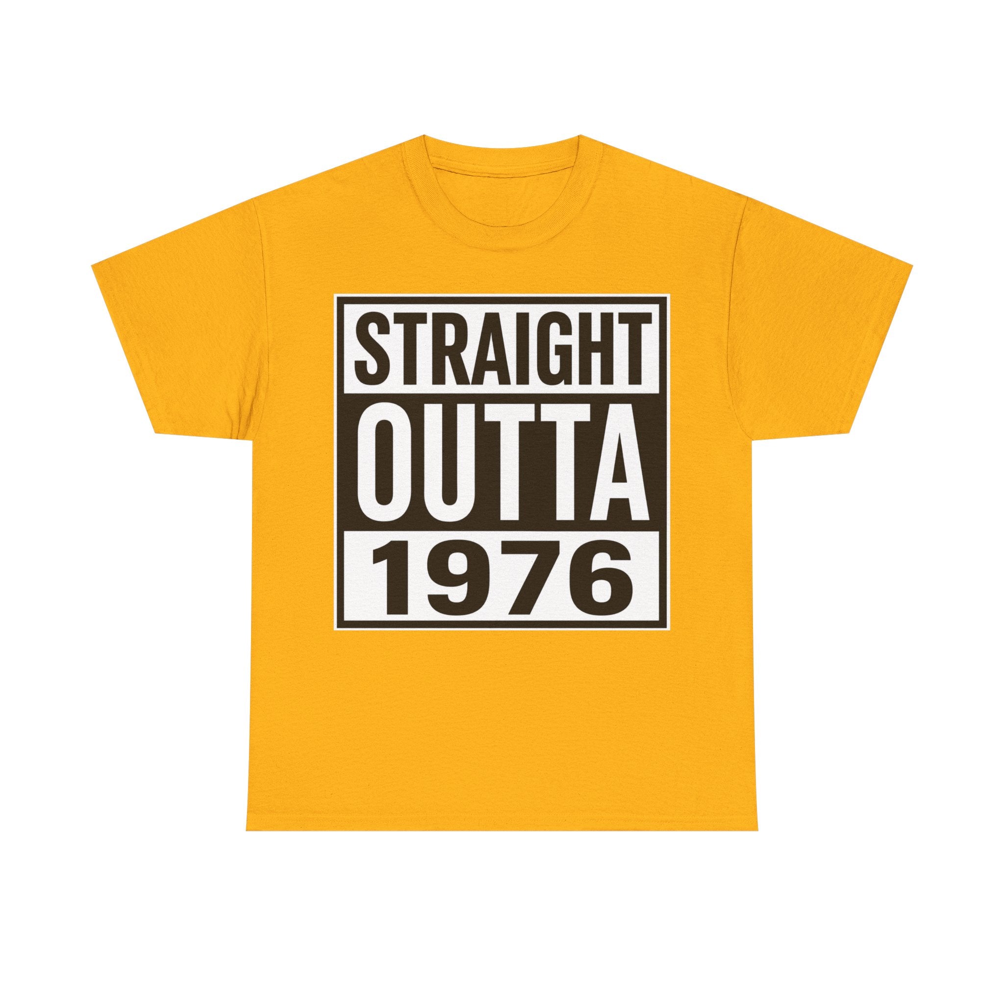 Straight Outta 1976 T-Shirt — Retro 1976 Birthday Tee