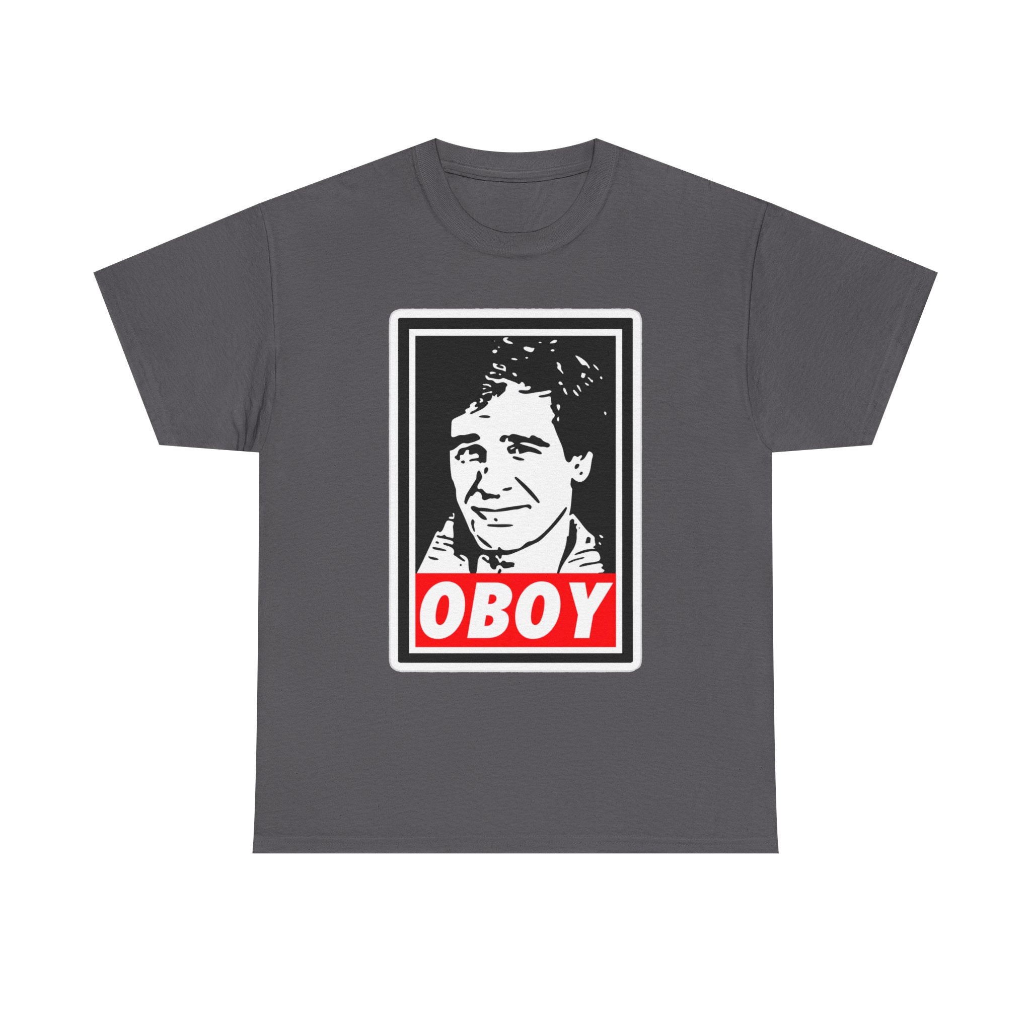 Oboy Quantum Leap Graphic Tee — Retro Pop Art Portrait T‑Shirt
