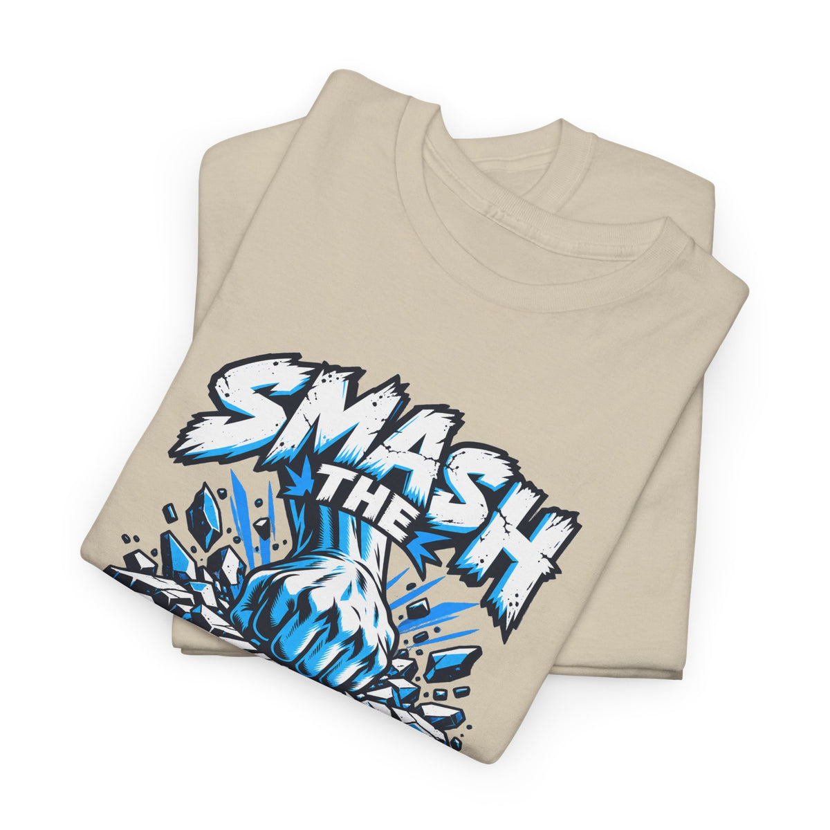 Smash the Red Cartel Unisex Heavy Cotton T-Shirt / Tee