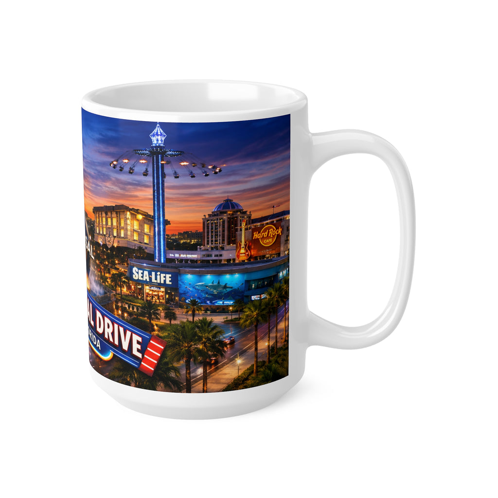 International Drive Orlando Mug — Ceramic Coffee Cup (11oz/15oz)