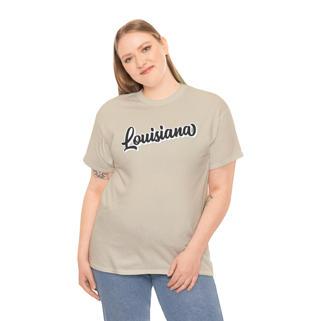 Louisiana Script Cotton T-Shirt