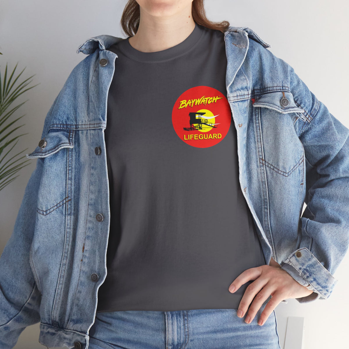 Baywatch Lifeguard Graphic Cotton T-Shirt