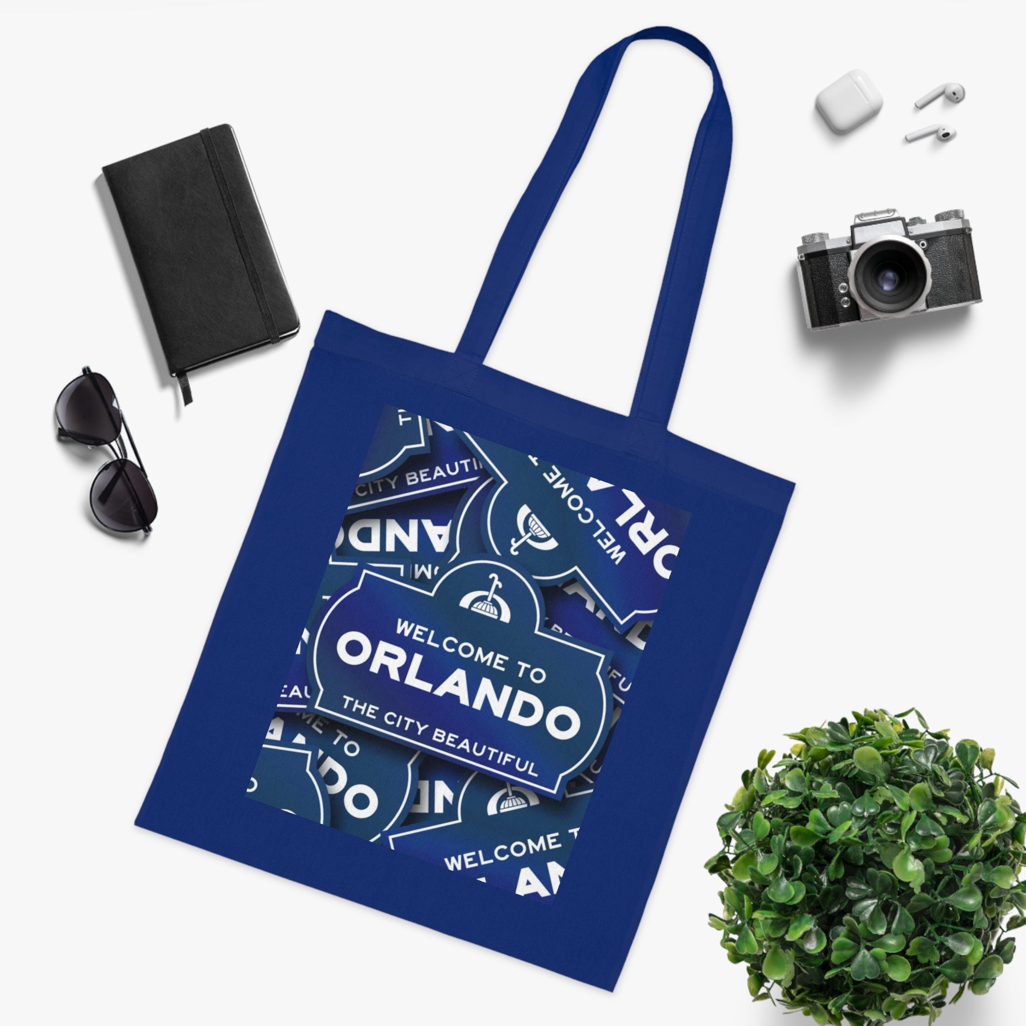 Orlando Souvenir Tote Bag – "Welcome to Orlando" City Beautiful Cotton Shopper