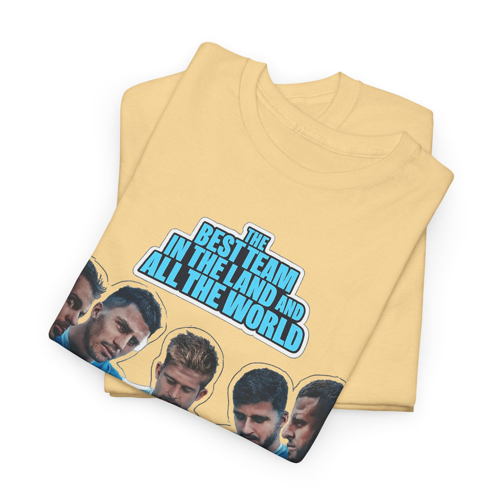 Manchester City — "Best Team in the Land and All the World" Cotton T-Shirt