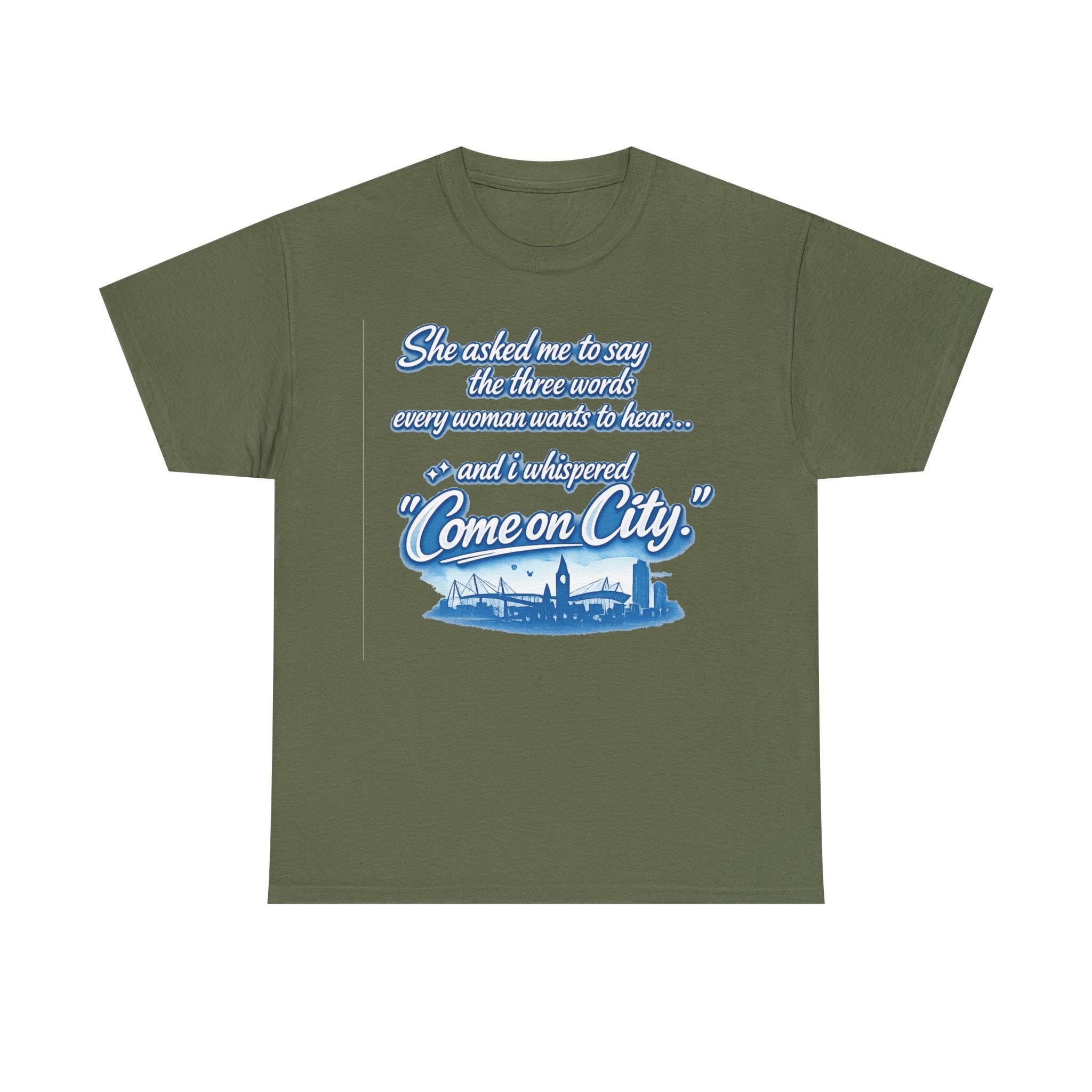 Come on City Skyline Tee — Retro Script Urban Pride T‑Shirt
