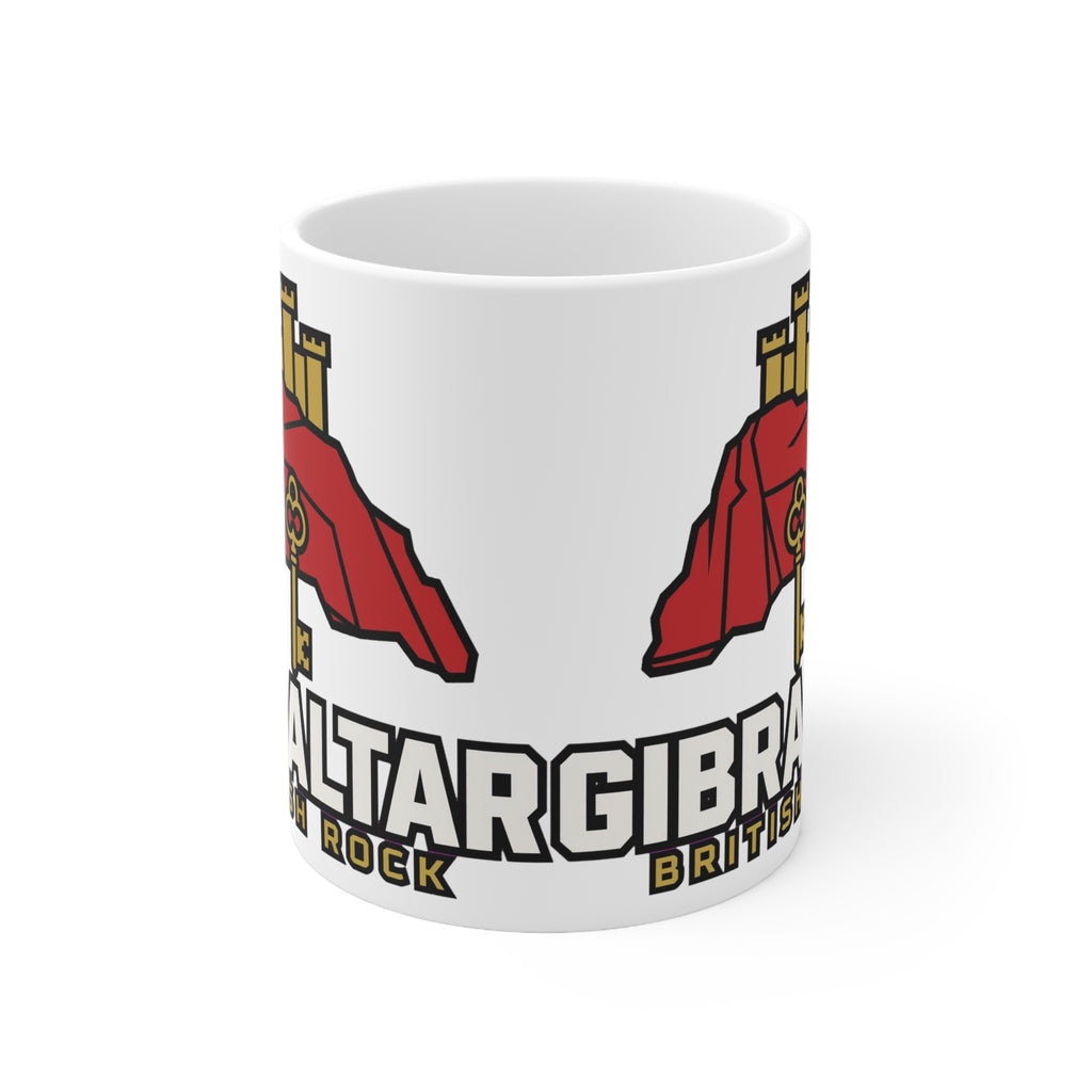 Gibraltar British Rock Ceramic Coffee Cups, 11oz, 15oz