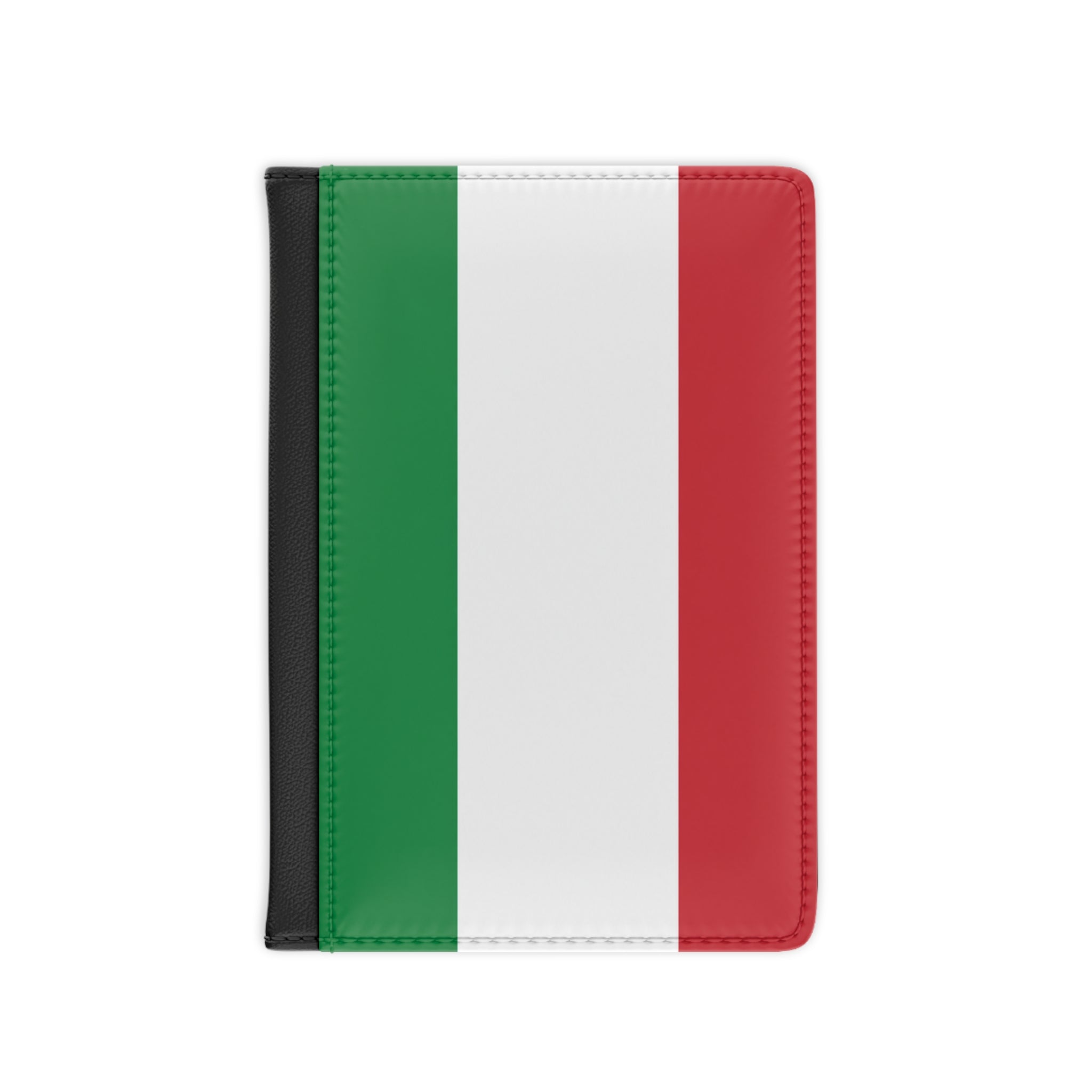Italian Flag Passport Cover — Tricolor Travel Passport Holder for Italy Lovers