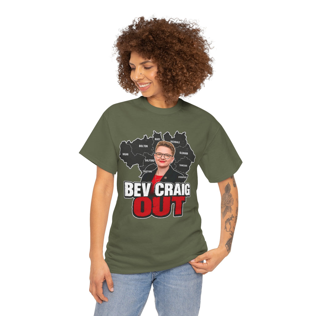 Bev Craig Out Greater Manchester Mayor Tee / T-Shirt