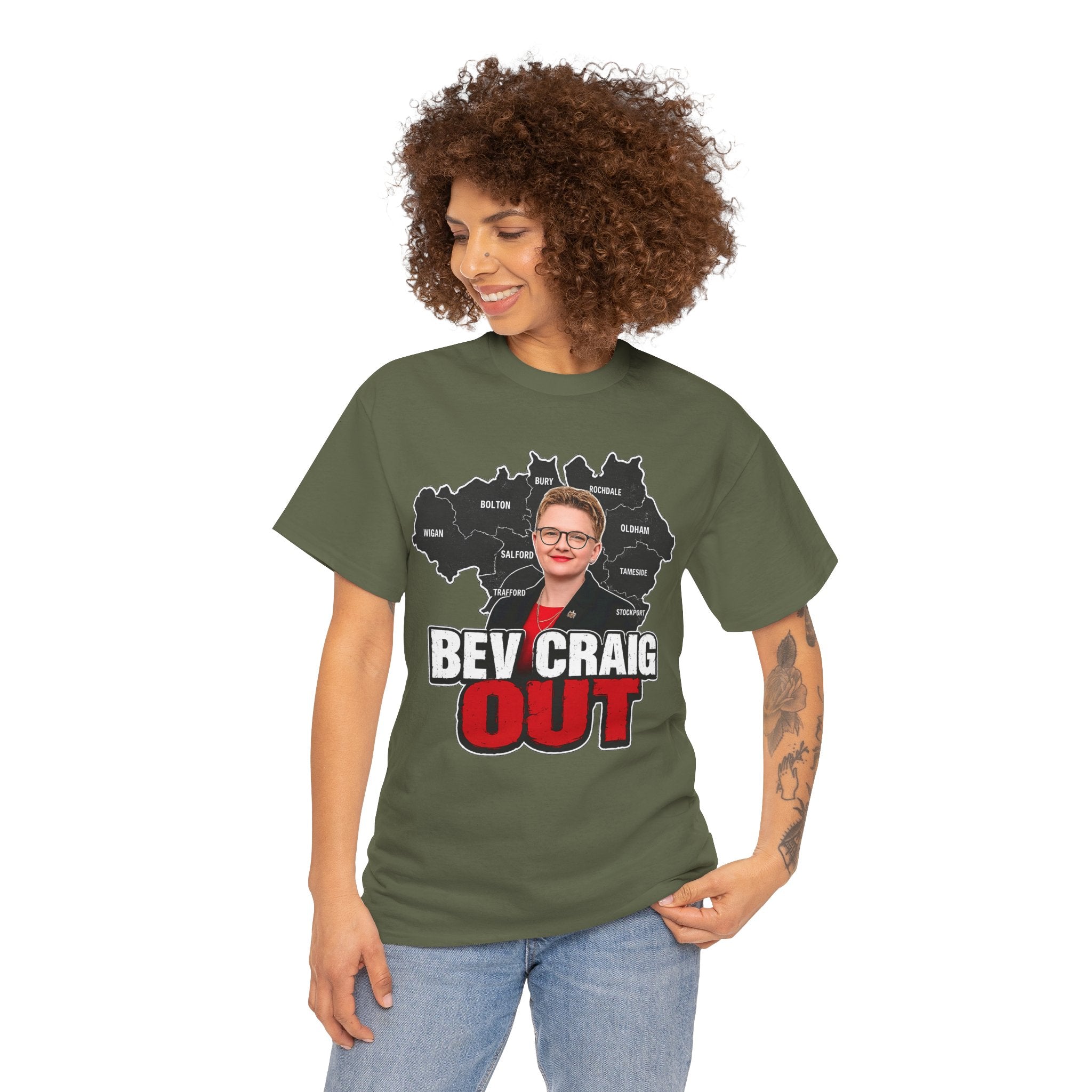 Bev Craig Out Greater Manchester Mayor Tee / T-Shirt