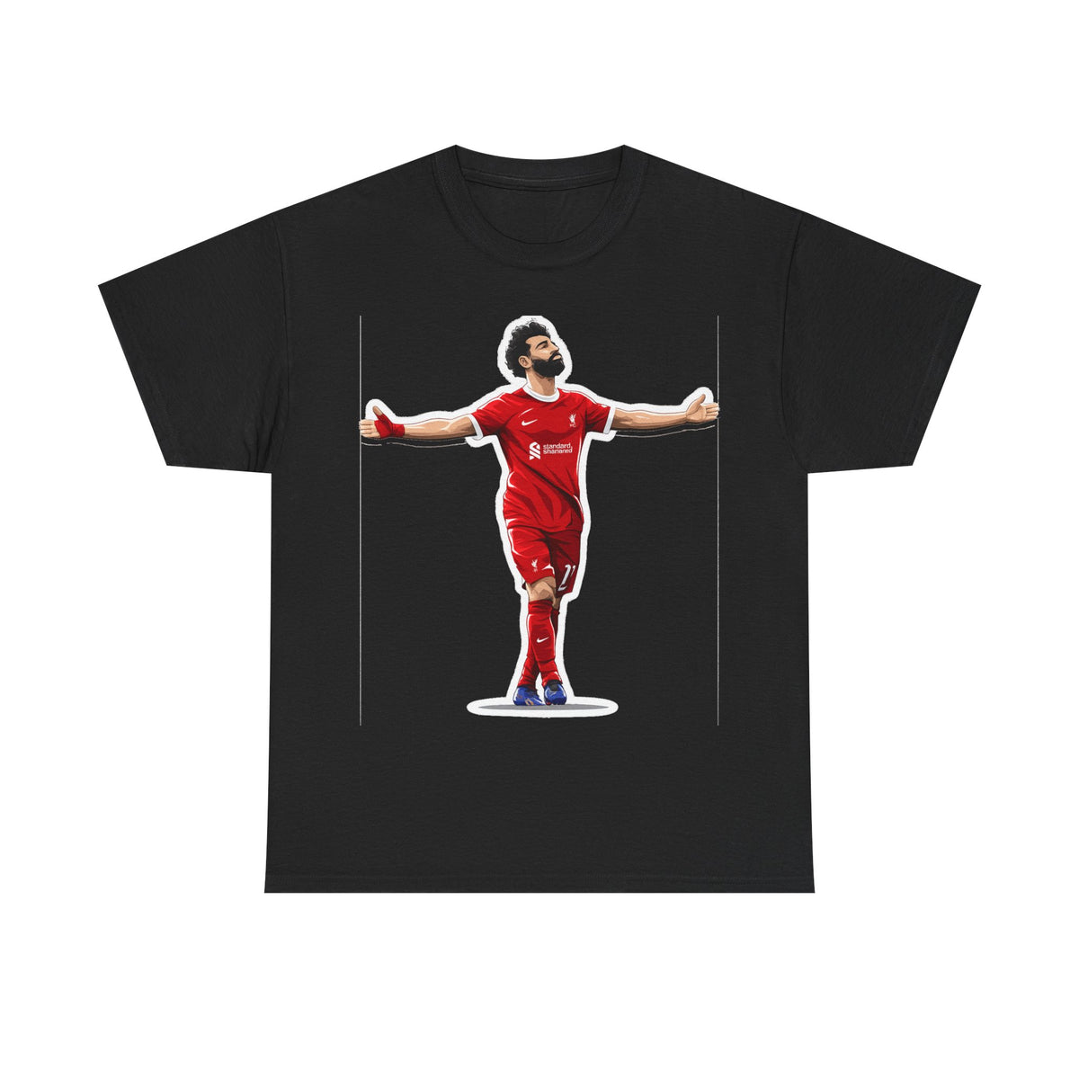 Mo Salah Celebration Tee — Liverpool Graphic T-Shirt